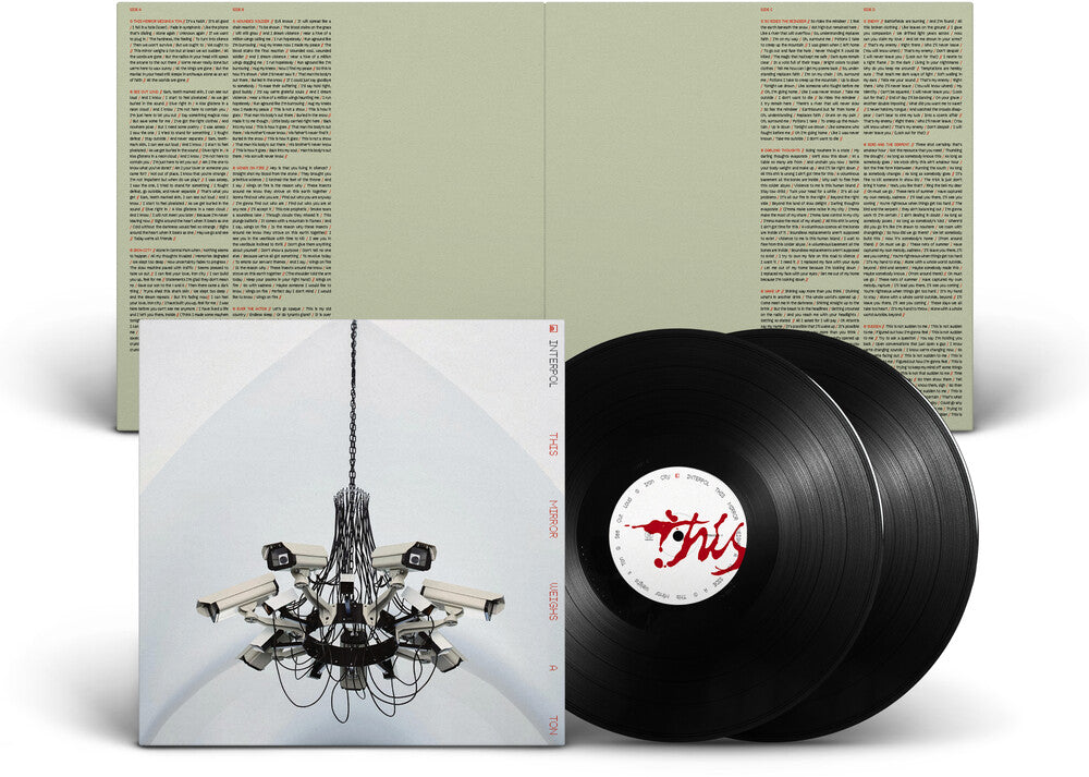 Interpol - This Mirror Weighs a Ton (Black LP) Vinyl Partisan Records