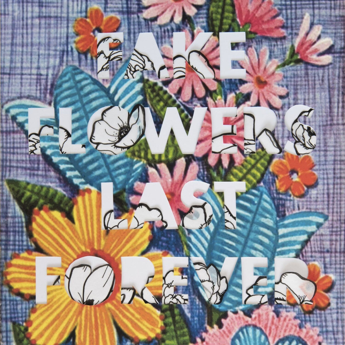 [PREORDER] Sam Sellers - Fake Flowers Last Forever front cover Preorder Four Finger Distro 2026 / US / Opaque Pink Vinyl, Limited / Four Finger Distro NEW NEW