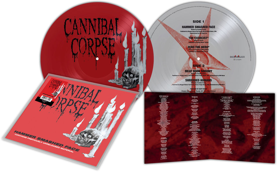 Cannibal Corpse - Hammer Smashed Face (Picture Disc Vinyl) Vinyl > LP Back On Black NEW NEW