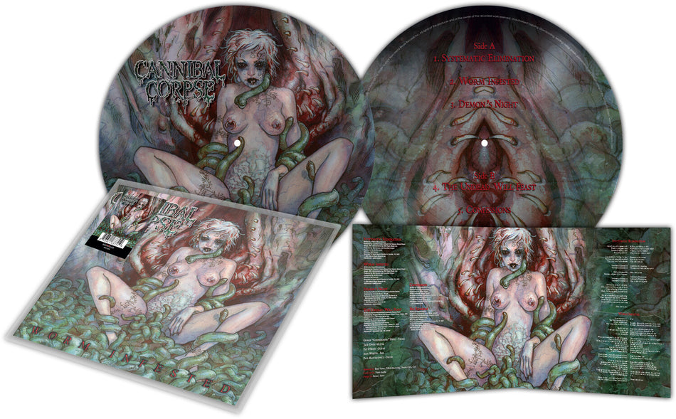 Cannibal Corpse - Worm Infested (Picture Disc Vinyl) Vinyl > LP Back On Black NEW NEW