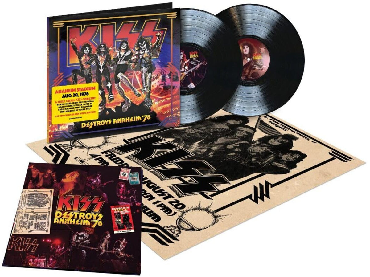 KISS - KISS Destroys Anaheim '76 (Black Vinyl) Vinyl > LP Ume NEW NEW