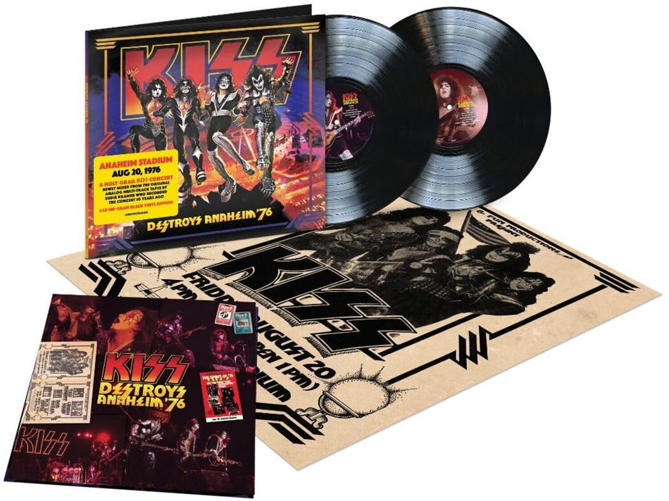 KISS - KISS Destroys Anaheim '76 (Black Vinyl) Vinyl > LP Ume NEW NEW