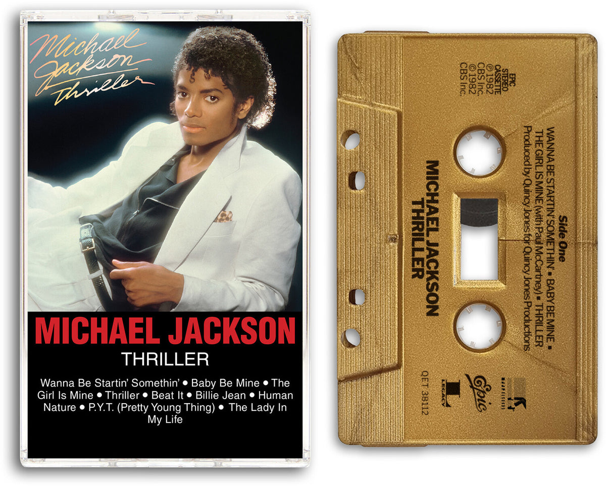 [PREORDER] Michael Jackson - Thriller Preorder Sony Legacy 2026 / US / Gold Metallic Cassette / Sony Legacy NEW NEW