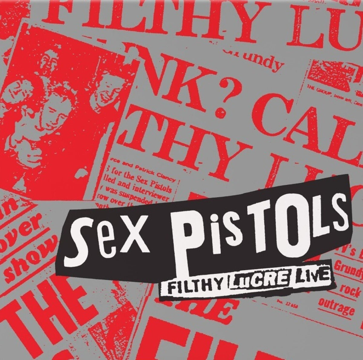 [PREORDER] The Sex Pistols - Filthy Lucre Live Red 2LP