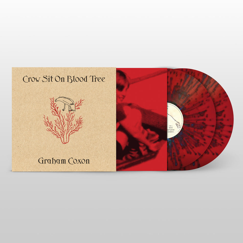 [PREORDER] Graham Coxon - Crow Sit On Blood Tree Preorder Transgressive 2026 / Indie Exclusive Red & Black Vinyl 2LP / Transgressive NEW NEW