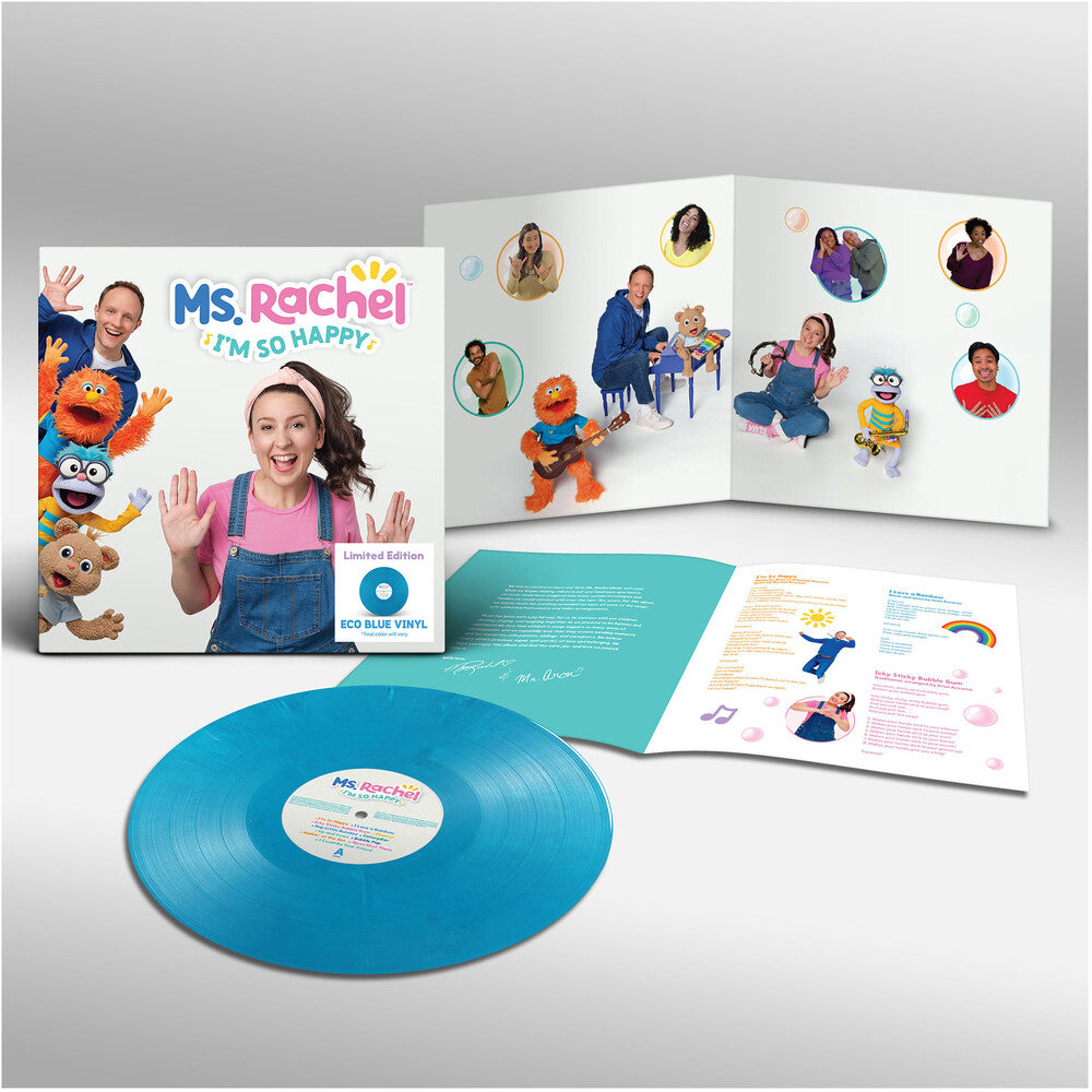 Ms. Rachel - I'm So Happy (Eco Blue Vinyl) Vinyl > LP Songs For Littles NEW NEW