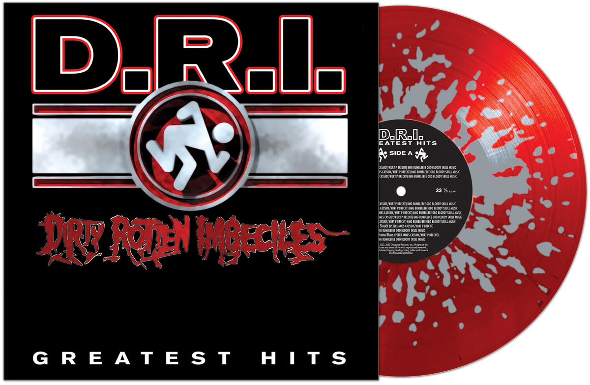 D.R.I. - Greatest Hits (Red & Silver Splatter Vinyl)