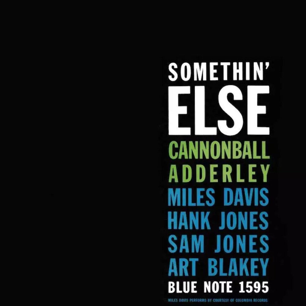 Cannonball Adderley - Somethin Else (Blue Note Essentials Series) (LP) Vinyl Blue Note Records