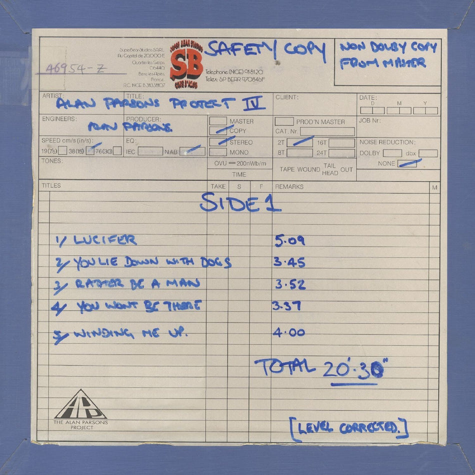 The Alan Parsons Project - Eve (Work In Progress) (Clear Vinyl) Vinyl > LP Cooking Vinyl NEW NEW