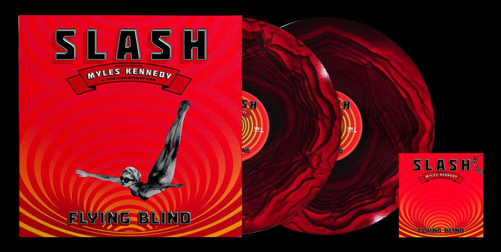 Slash featuring Myles Kennedy & The Conspirators - Flying Blind (Indie Exclusive Red Ripple Vinyl) Vinyl > LP Gibson Records