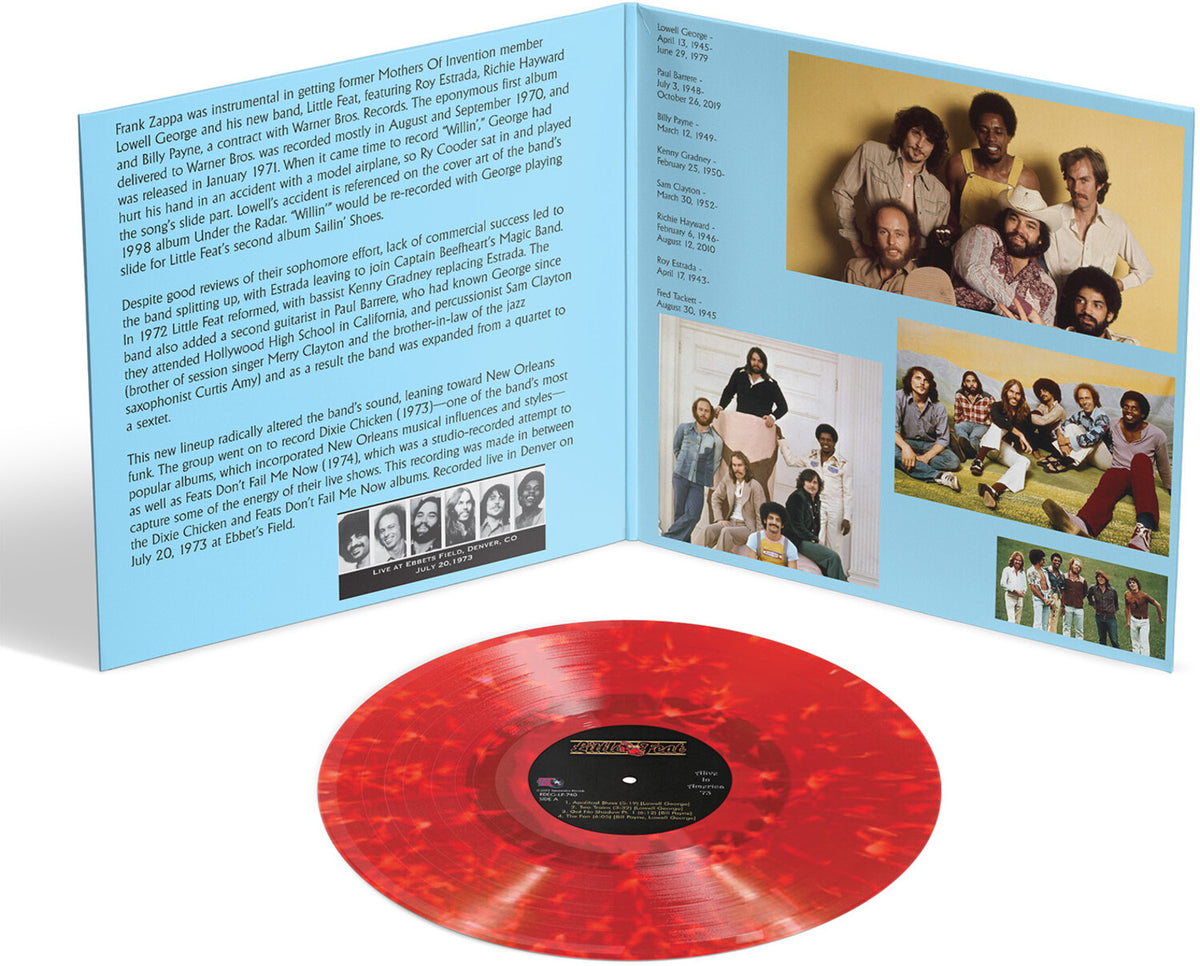 Little Feat - Alive In America '73 (Red Vinyl)