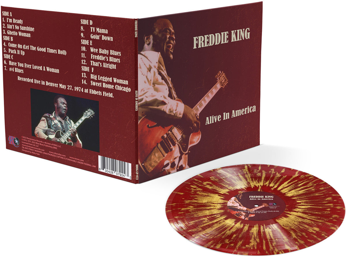 Freddie King - Alive In America (Gold & Red Vinyl)