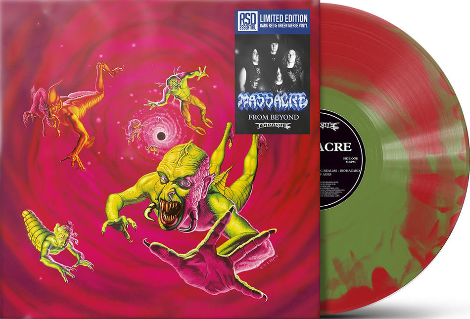 [PREORDER] Massacre - From Beyond Preorder Earache 2026 / US / Indie Exclusive Red Green Merge Vinyl / Earache NEW NEW