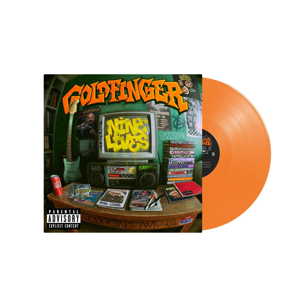 Goldfinger - Nine Lives (Indie Exclusive Transparent Orange Vinyl) Vinyl > LP Big Noise Music Group NEW NEW