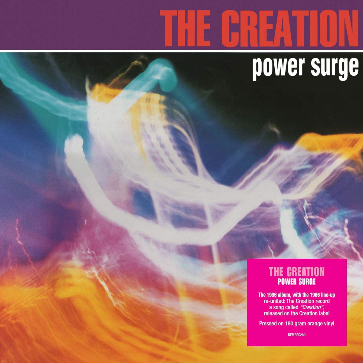 The Creation - Power Surge (Orange Vinyl) Vinyl > LP Demon Records NEW NEW