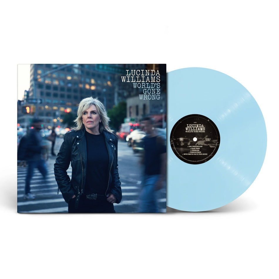 Lucinda Williams - World's Gone Wrong (Indie Exclusive Sky Blue Vinyl) Vinyl > LP Highway 20 Records NEW NEW