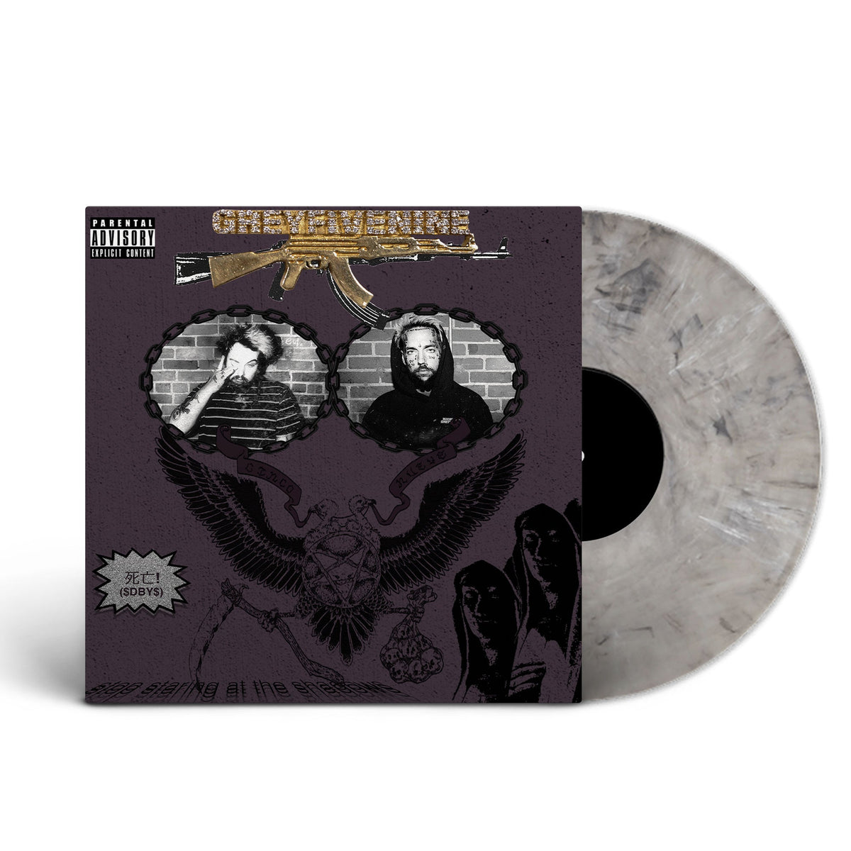 $uicideboy$ - Stop Staring at the Shadows (Indie Exclusive Ghost Grey Vinyl) Vinyl > LP G59 Records NEW NEW