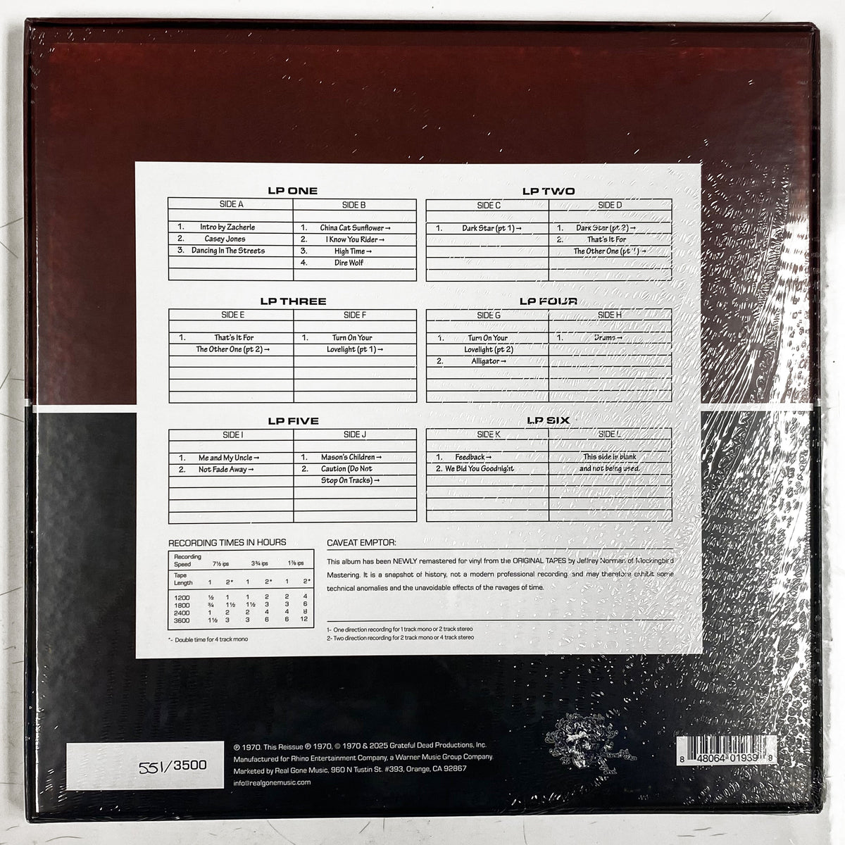 Grateful Dead - Dick's Picks Vol. 4: Fillmore East 2/13-14/70 (6LP Box Set) Vinyl > Box Set Real Gone Music