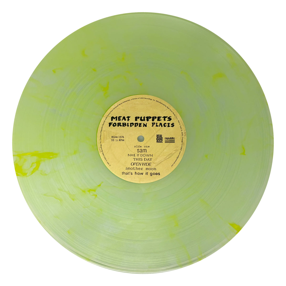 Meat Puppets - Forbidden Places (Clear with Yellow Swirl Vinyl, 35th Anniversary) Vinyl > LP Real Gone Music