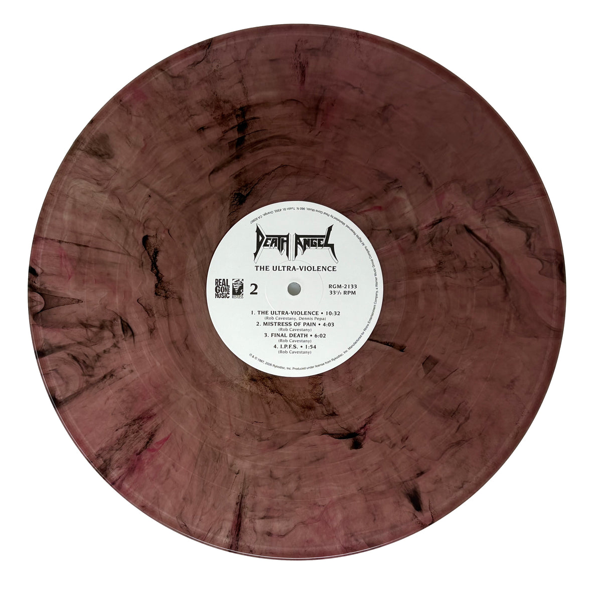 Death Angel - The Ultra-Violence (Smoking Crater Vinyl) Vinyl > LP Real Gone Music