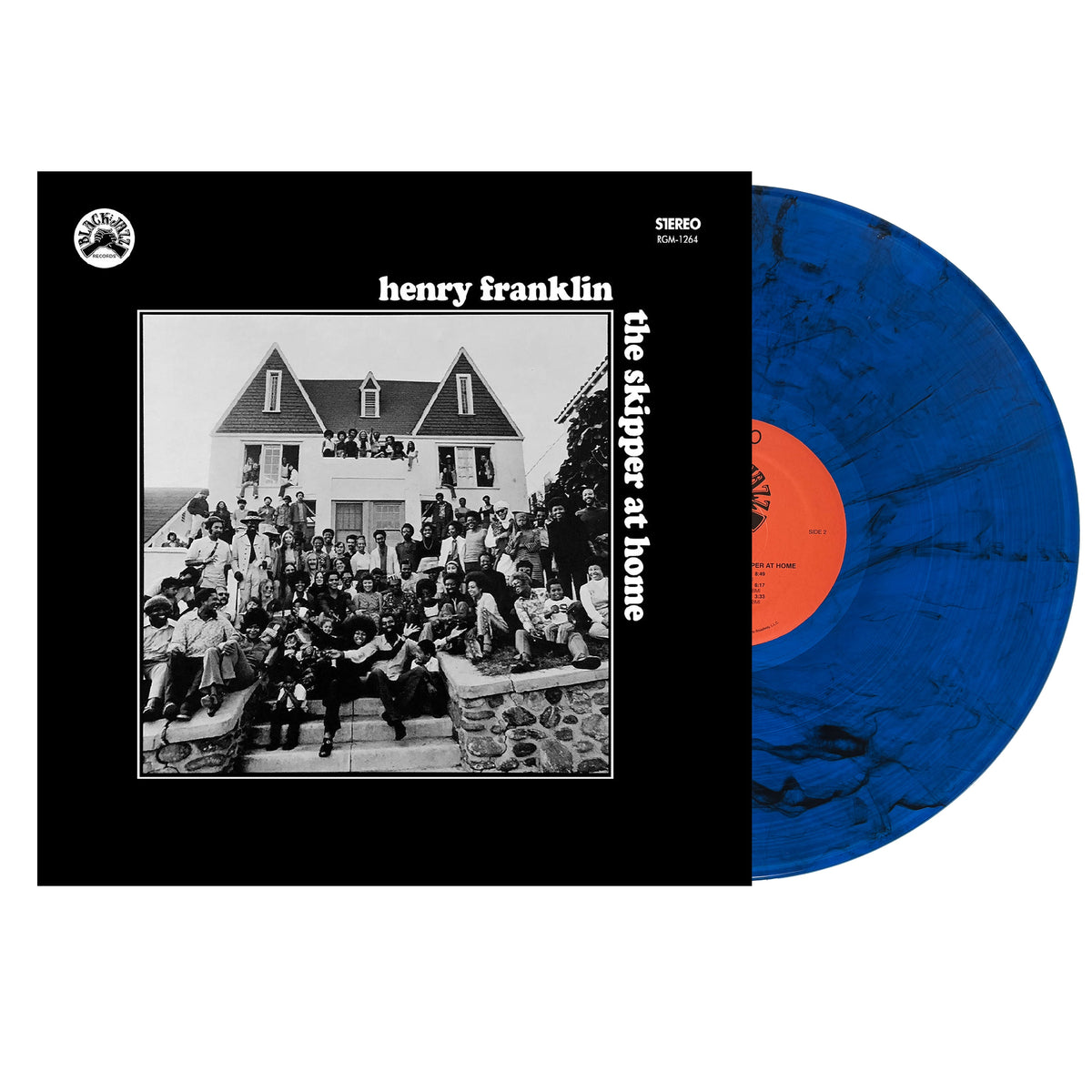 Henry Franklin - The Skipper At Home (Blue With Black Swirl Vinyl) Vinyl > LP Real Gone Music NEW NEW
