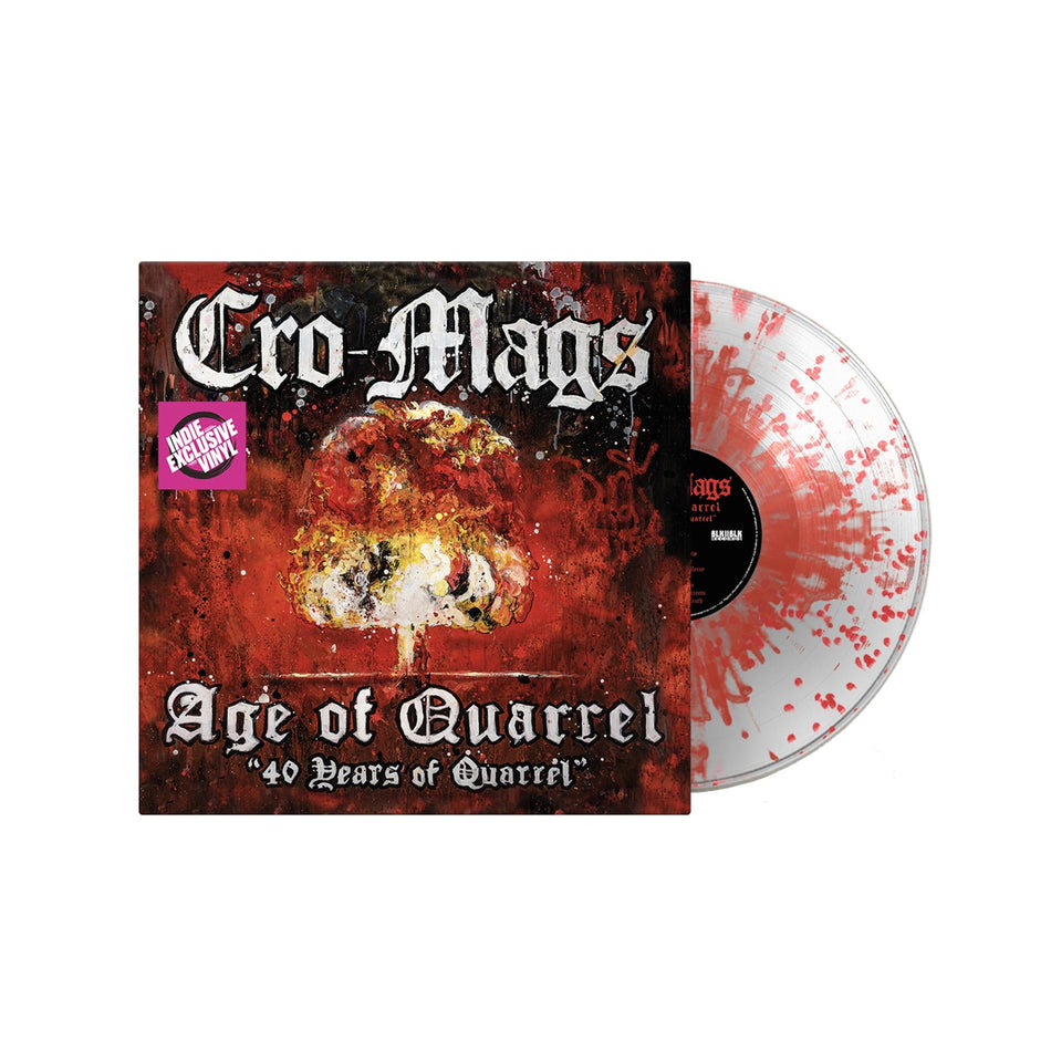 Cro-Mags - Age Of Quarrel: 40 Years Of Quarrel (Indie Exclusive Crystal Red Splatter Vinyl) Vinyl > LP Frontiers Records NEW NEW