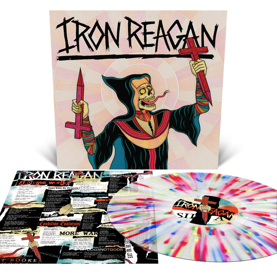 Iron Reagan - Crossover Ministry (Milky Clear With Rainbow Splatter Vinyl) Vinyl > LP Relapse NEW NEW