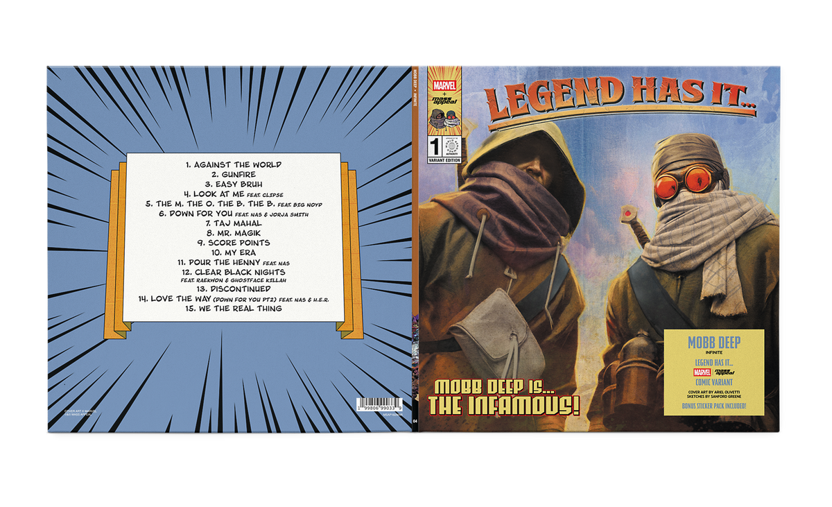 Mobb Deep - Infinite (Green Vinyl, Marvel Legend Has It Series) - jacket front and back