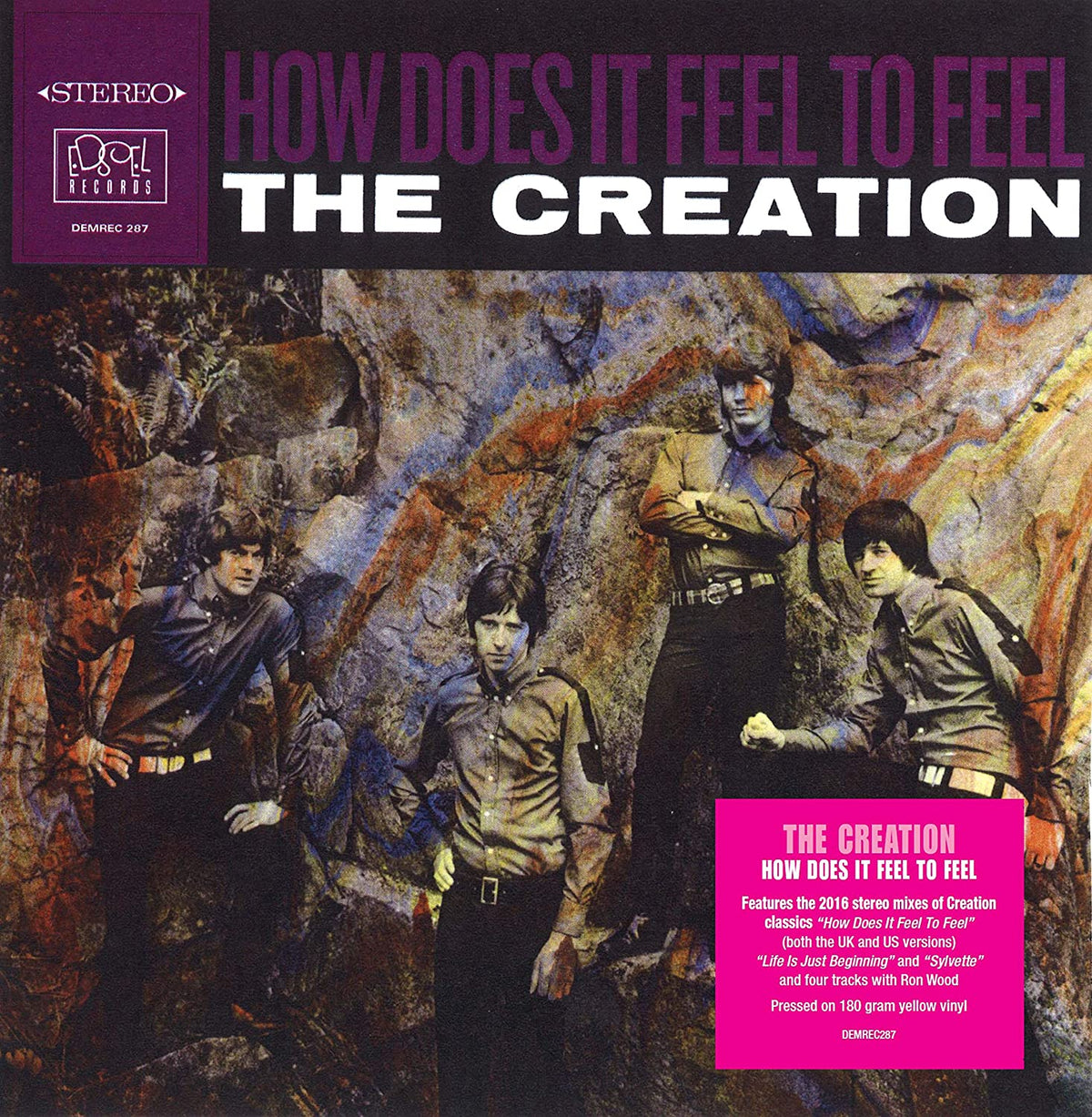 The Creation - How Does It Feel To Feel (Yellow Vinyl) Vinyl > LP Edsel Records NEW NEW