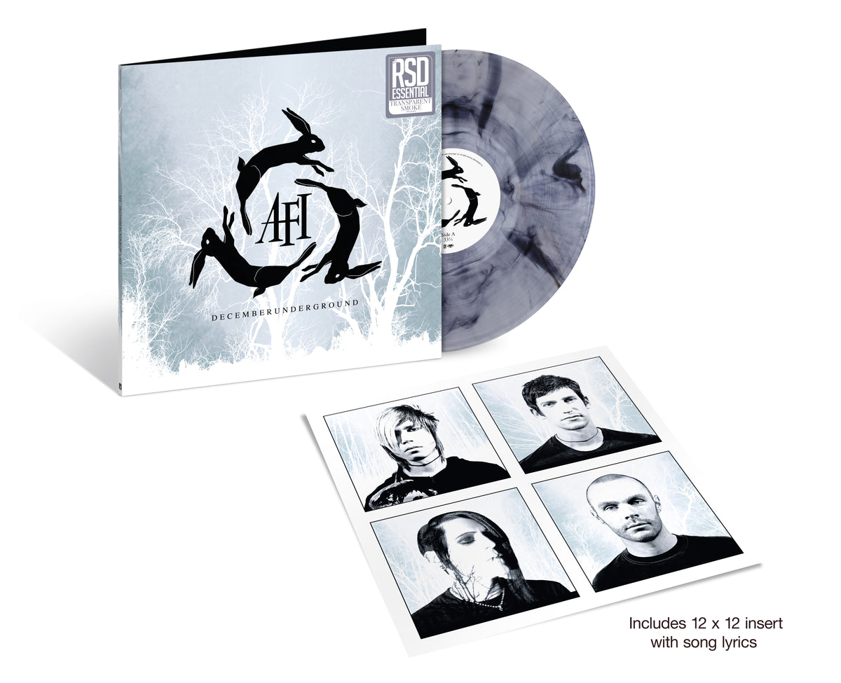 [PREORDER] AFI - Decemberunderground Preorder Interscope Records 2026 / US / Indie Exclusive Transparent Smoke Vinyl / Interscope Records NEW NEW