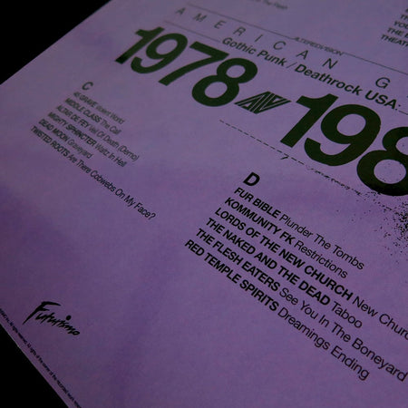 Various Artists - American Grave: Gothic Punk / Deathrock USA 1978-1988 (Indie Exclusive Bat Corpse Vinyl)