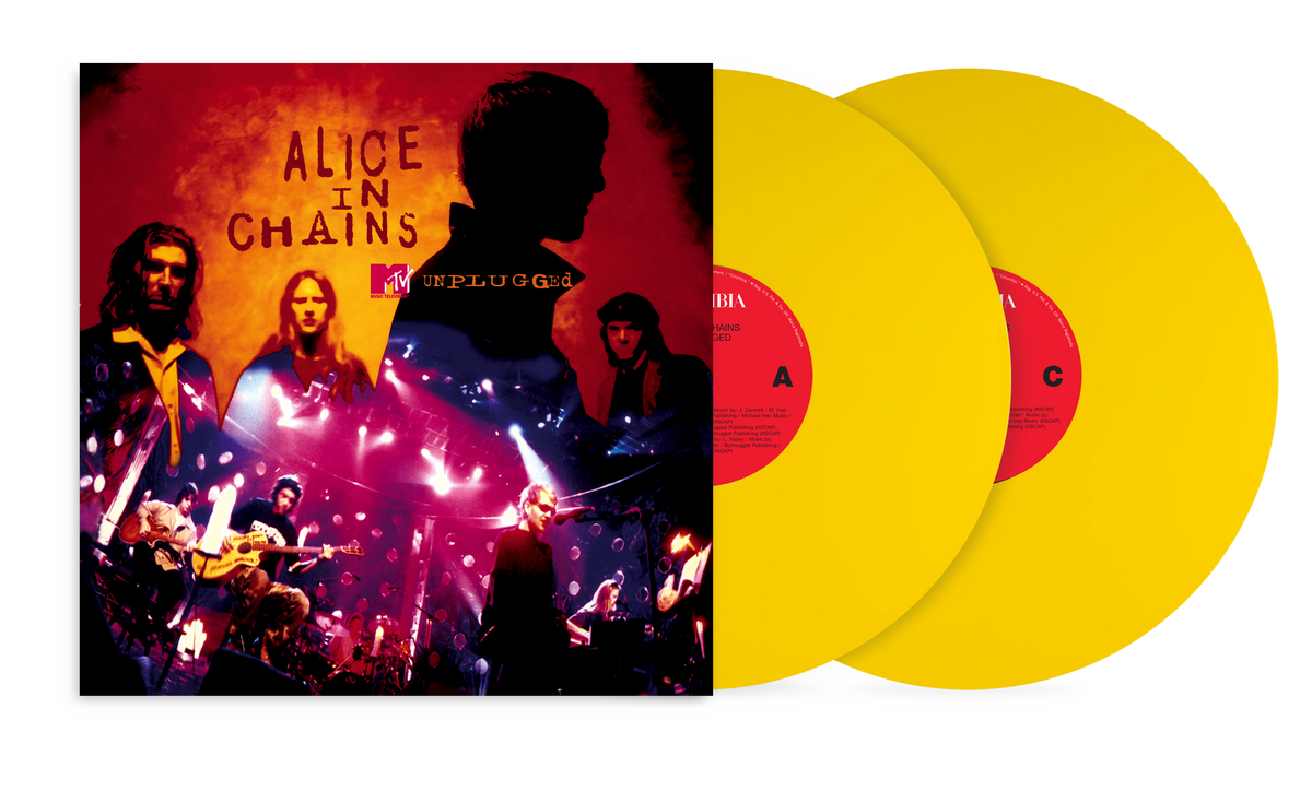 Alice In Chains - MTV Unplugged Opaque Canary Yellow 2LP Alliance Exclusive packshot