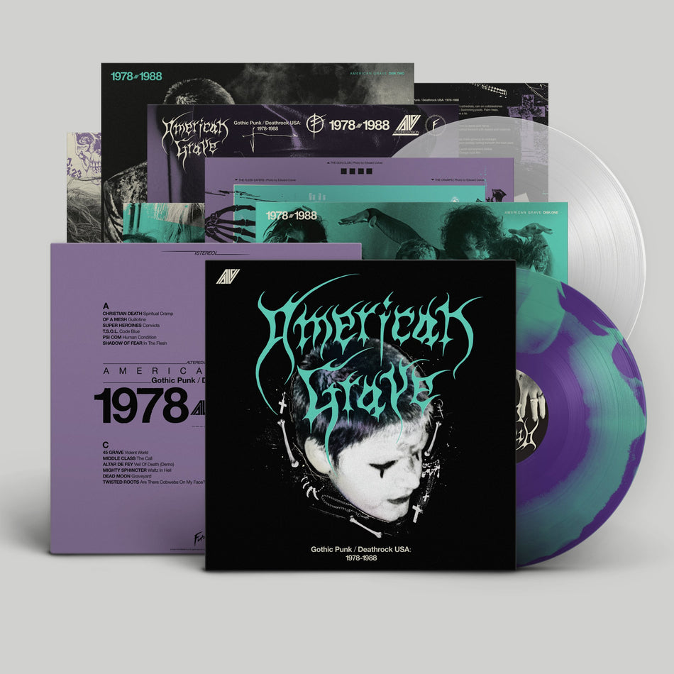 Various Artists - American Grave: Gothic Punk / Deathrock USA 1978-1988 (Indie Exclusive Bat Corpse Vinyl) Vinyl > LP Futurismo NEW NEW