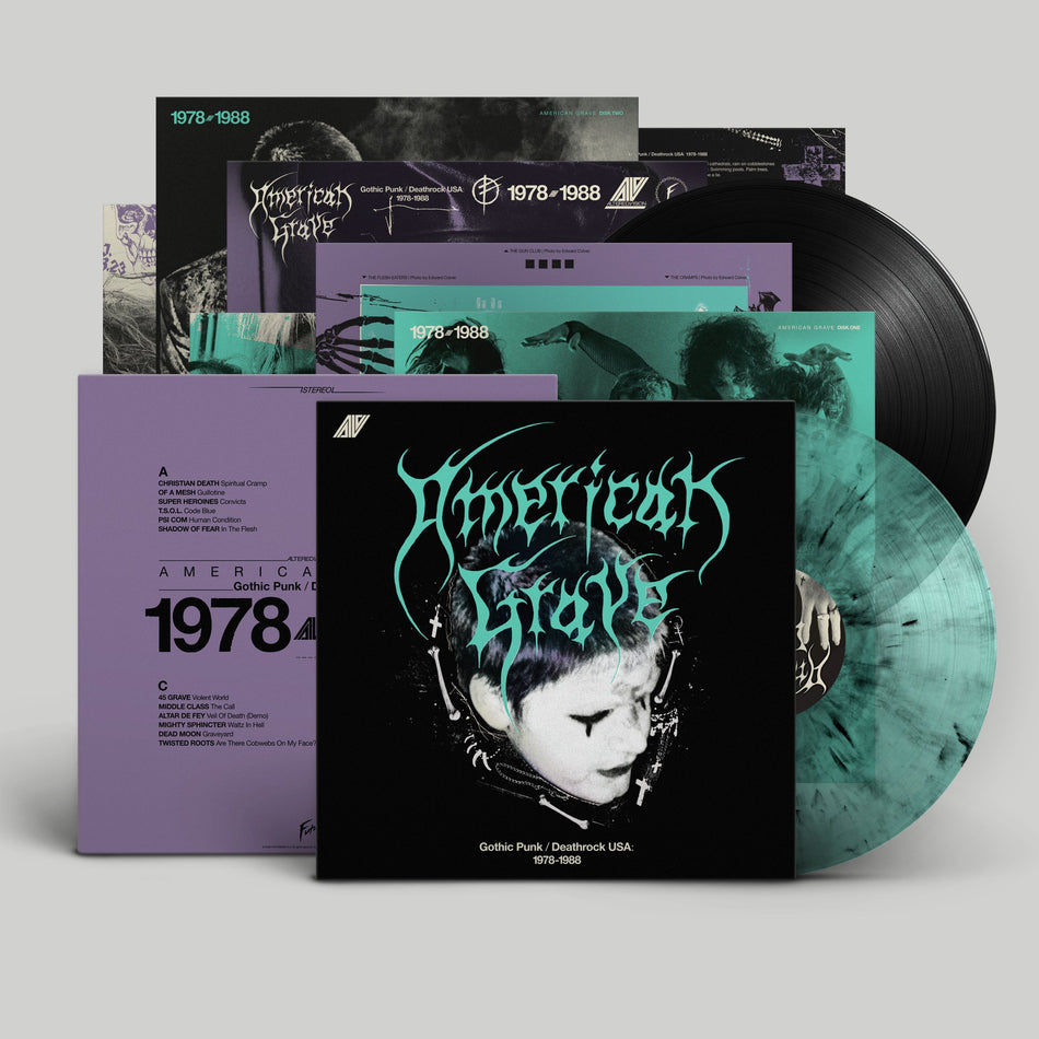 Various Artists - American Grave: Gothic Punk / Deathrock USA 1978-1988 (Splintered Tomb Vinyl) Vinyl > LP Futurismo NEW NEW