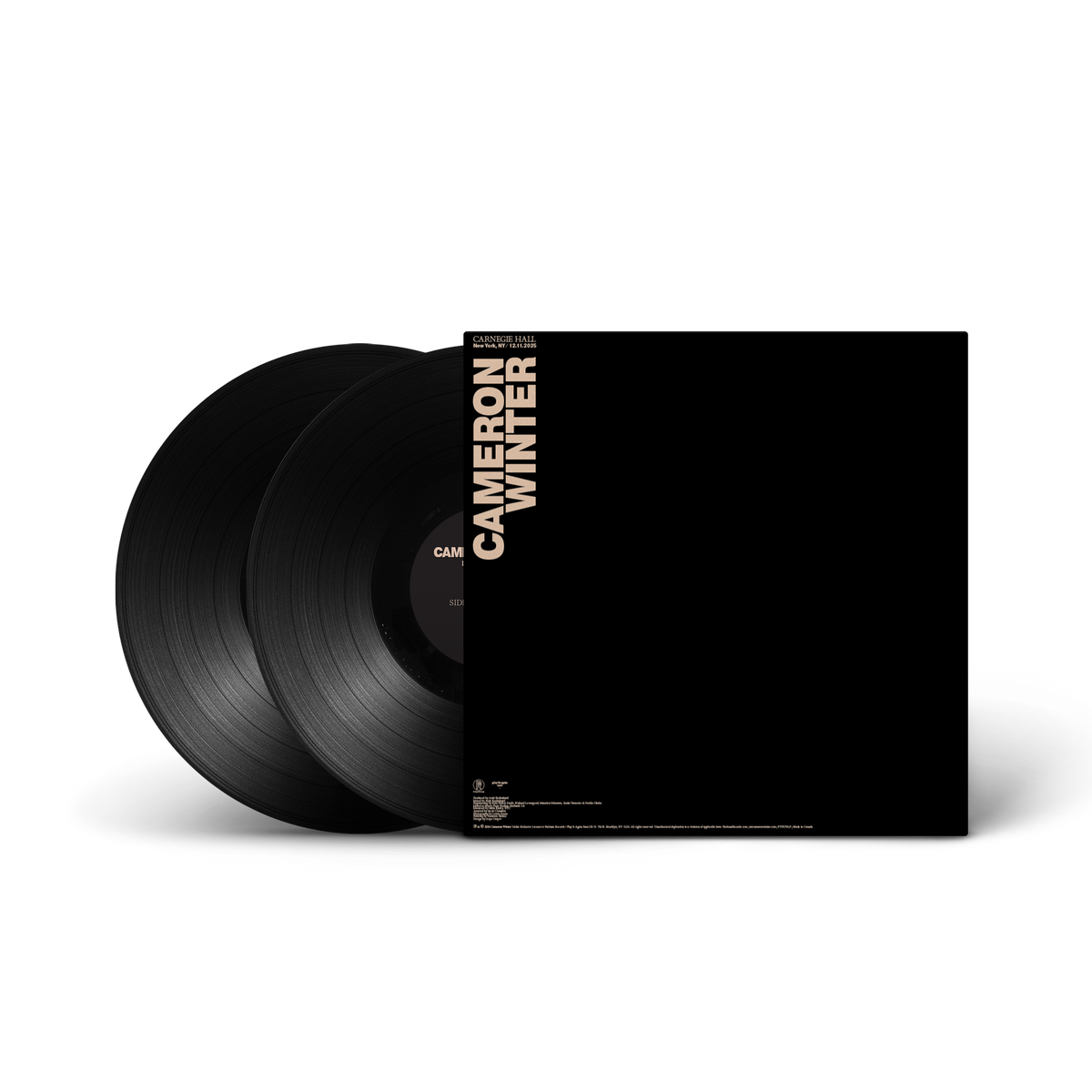 Cameron Winter - Live At Carnegie Hall (Vinyl) Vinyl > LP Partisan Records