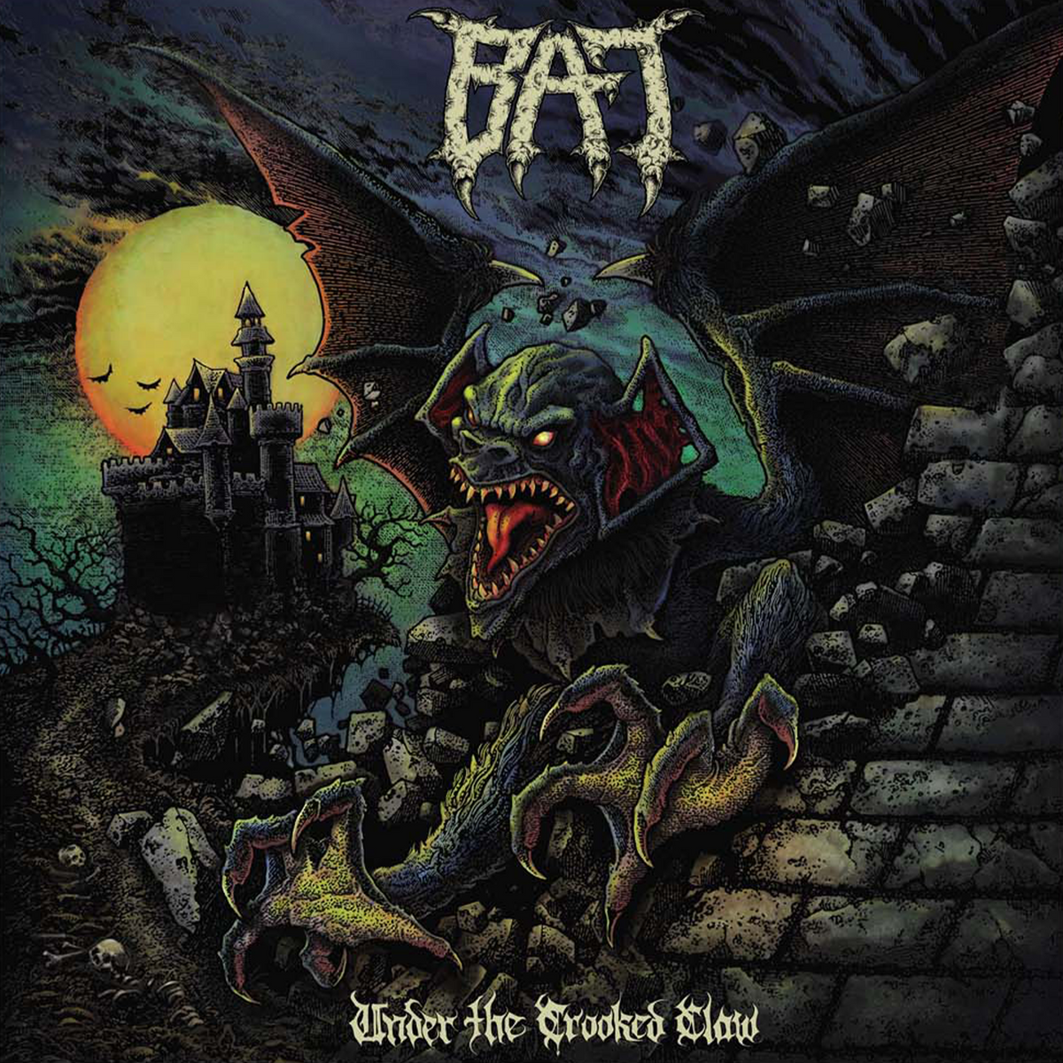 Bat - Under The Crooked Claw (Clear & Black Marble Vinyl)