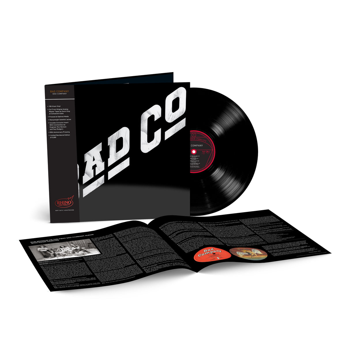 Bad Company - Bad Company (Rhino High Fidelity) Vinyl > LP Swan Song NEW NEW