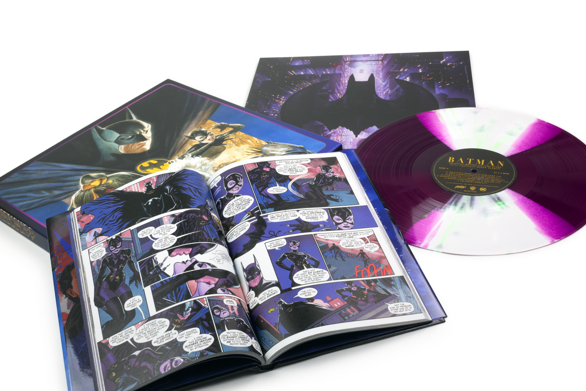 Danny Elfman - Batman: Original Motion Picture Score (Batwing Vinyl, LP & Graphic Novel Box Set) Vinyl > Box Set Mondo NEW NEW