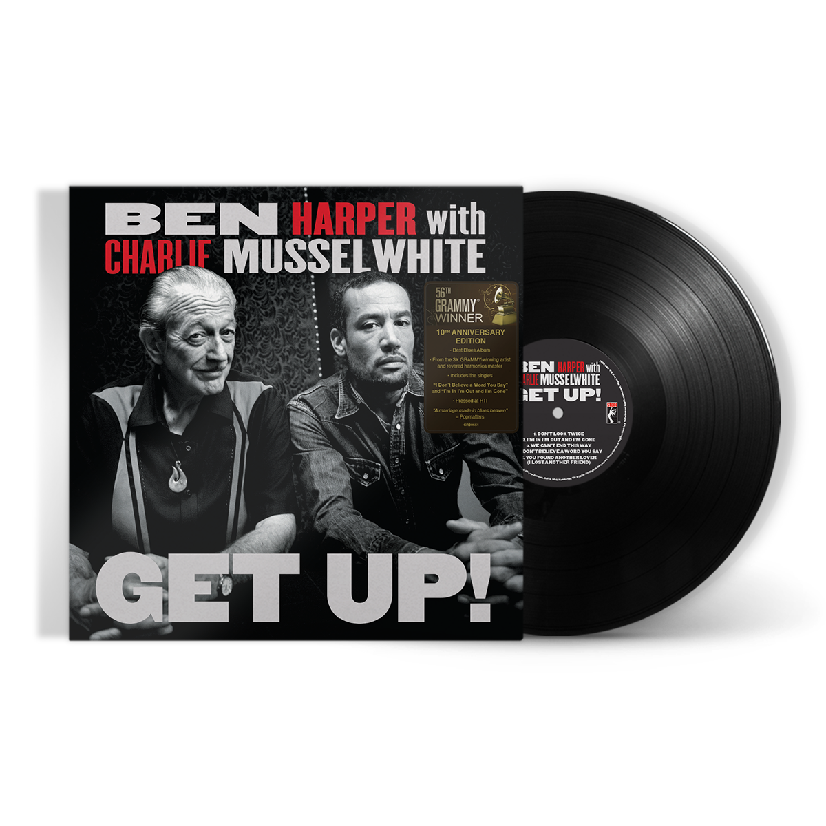 Ben Harper & Charlie Musselwhite - Get Up! (10th Anniversary Edition) Vinyl > LP Craft Recordings NEW NEW