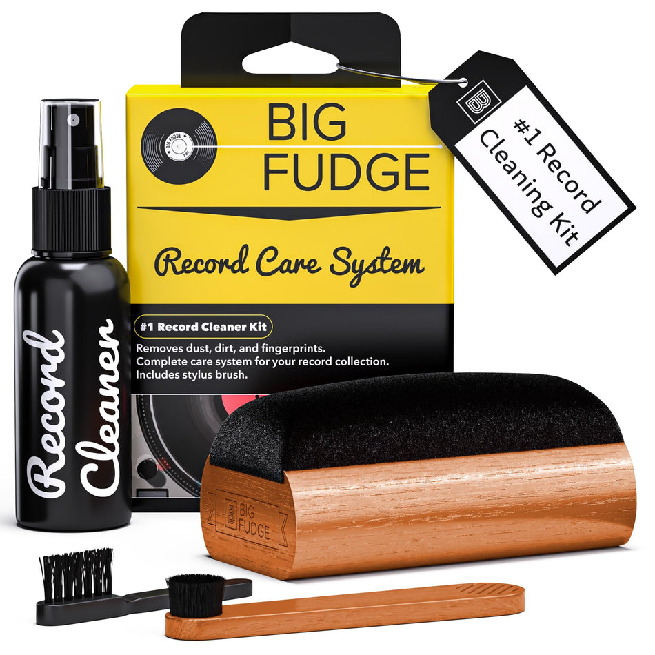 Big Fudge Record Care System — Complete Vinyl Cleaning & Maintenance Kit