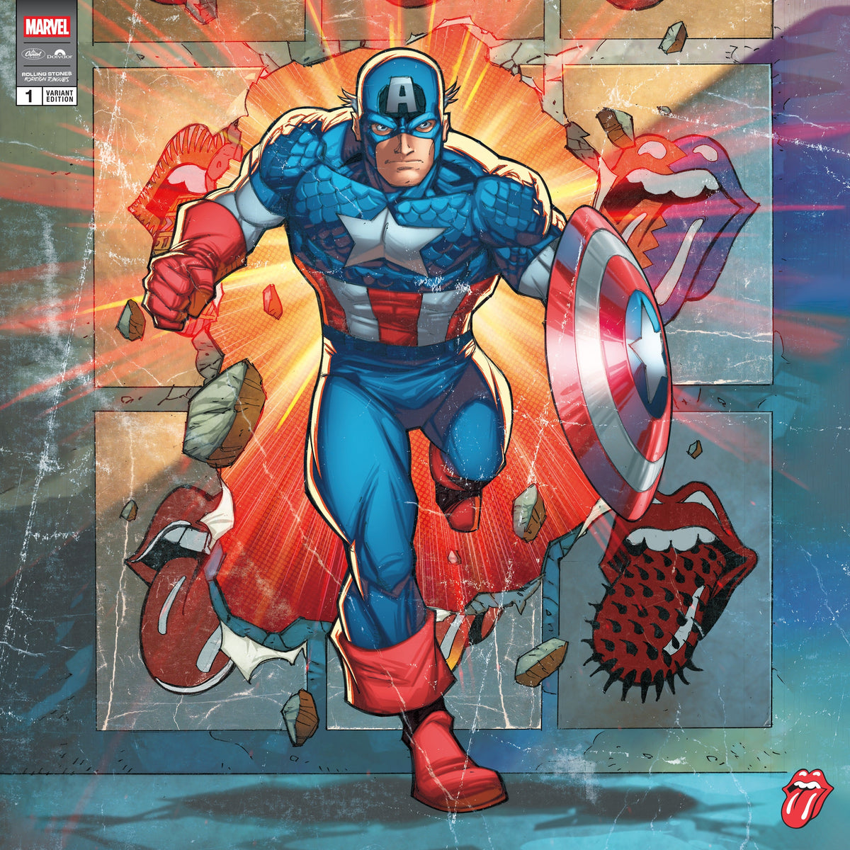 The Rolling Stones - Foreign Tongues (Captain America Marvel Collector's Series)