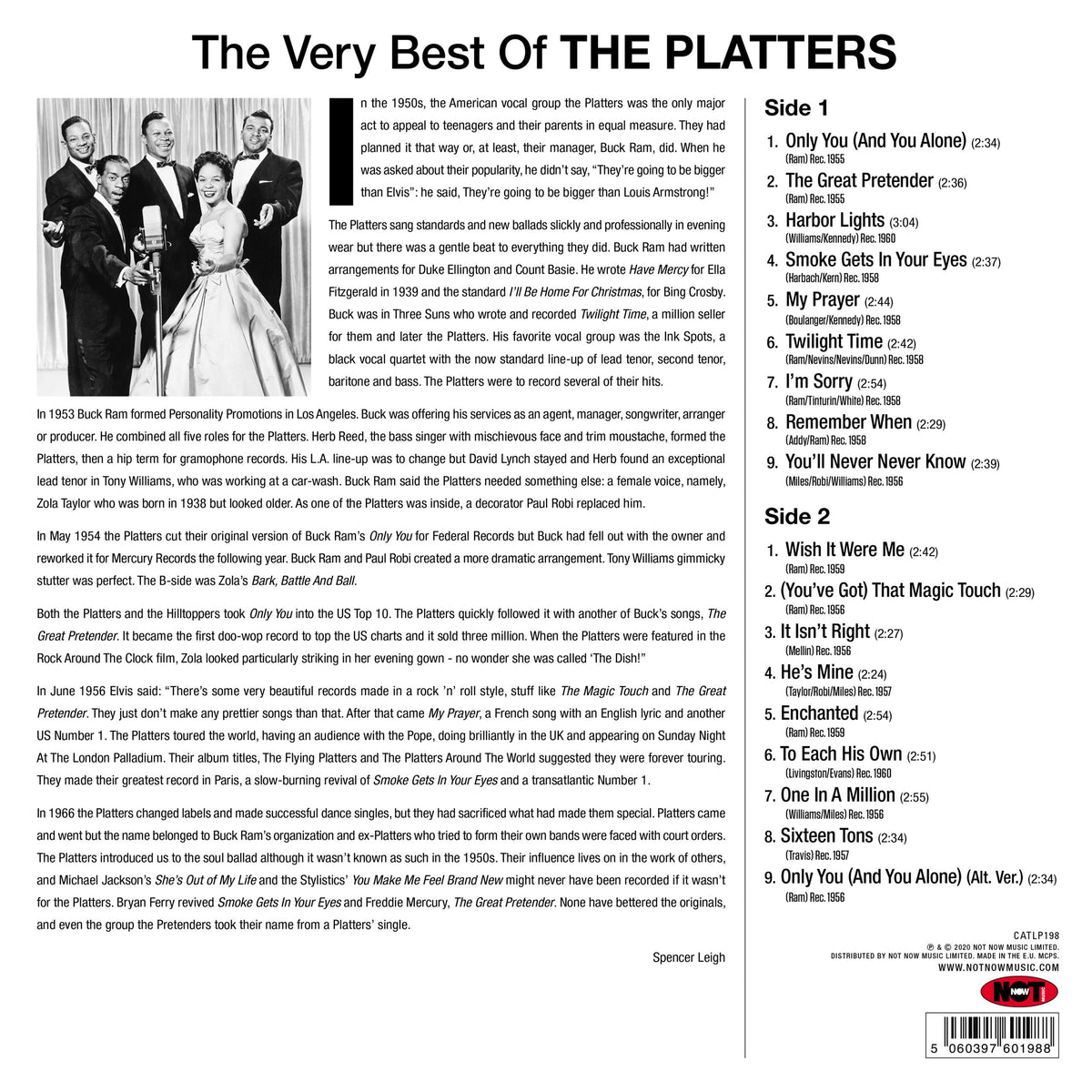 The Platters - The Very Best Of (Vinyl)