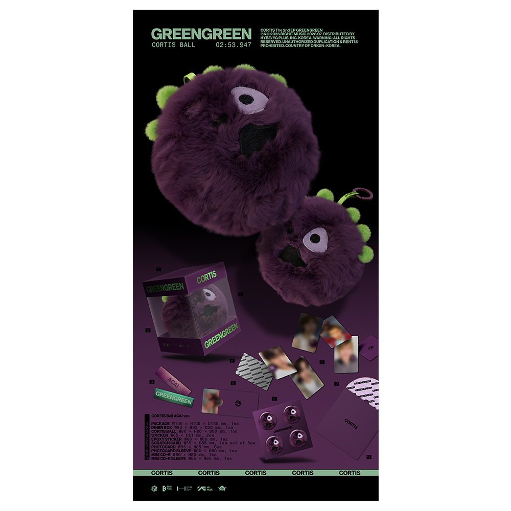 CORTIS - GREENGREEN (CORTIS Ball ACAI Ver. CD) CD Bighit Music NEW NEW