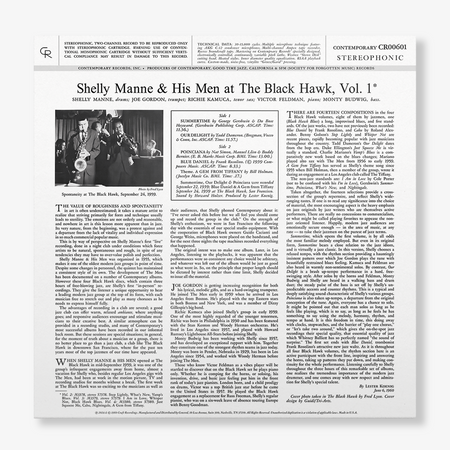 Shelly Manne & His Men - At The Black Hawk, Vol. 1 (Acoustic Sounds Series Vinyl) Vinyl > LP Craft Recordings