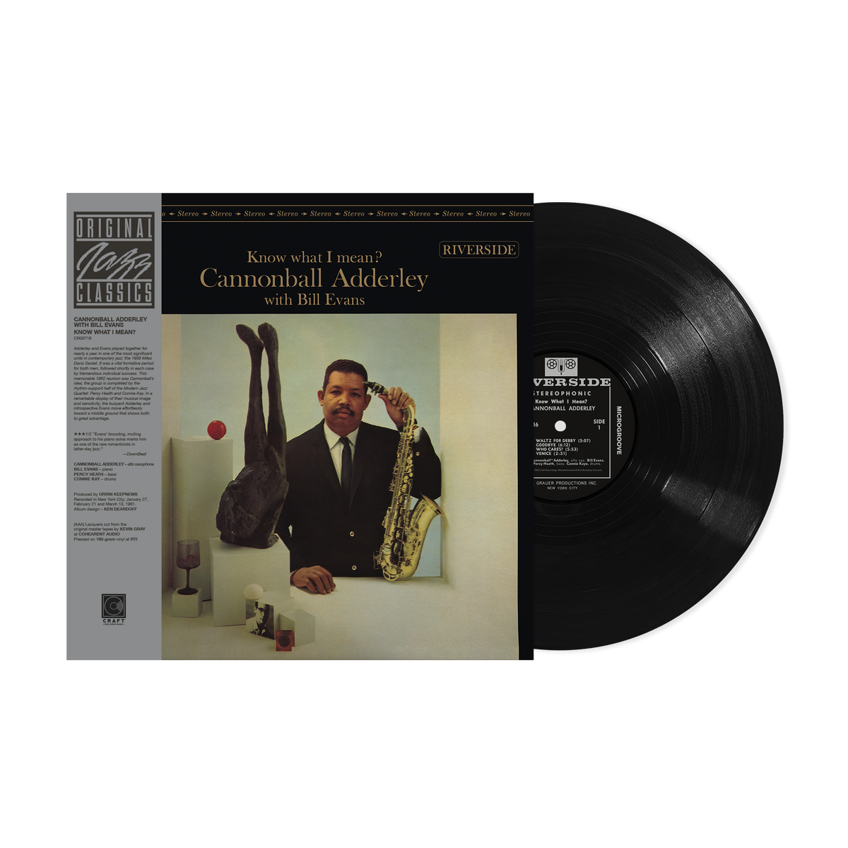 Cannonball Adderley with Bill Evans - Know What I Mean? (Original Jazz Classics Series Vinyl)