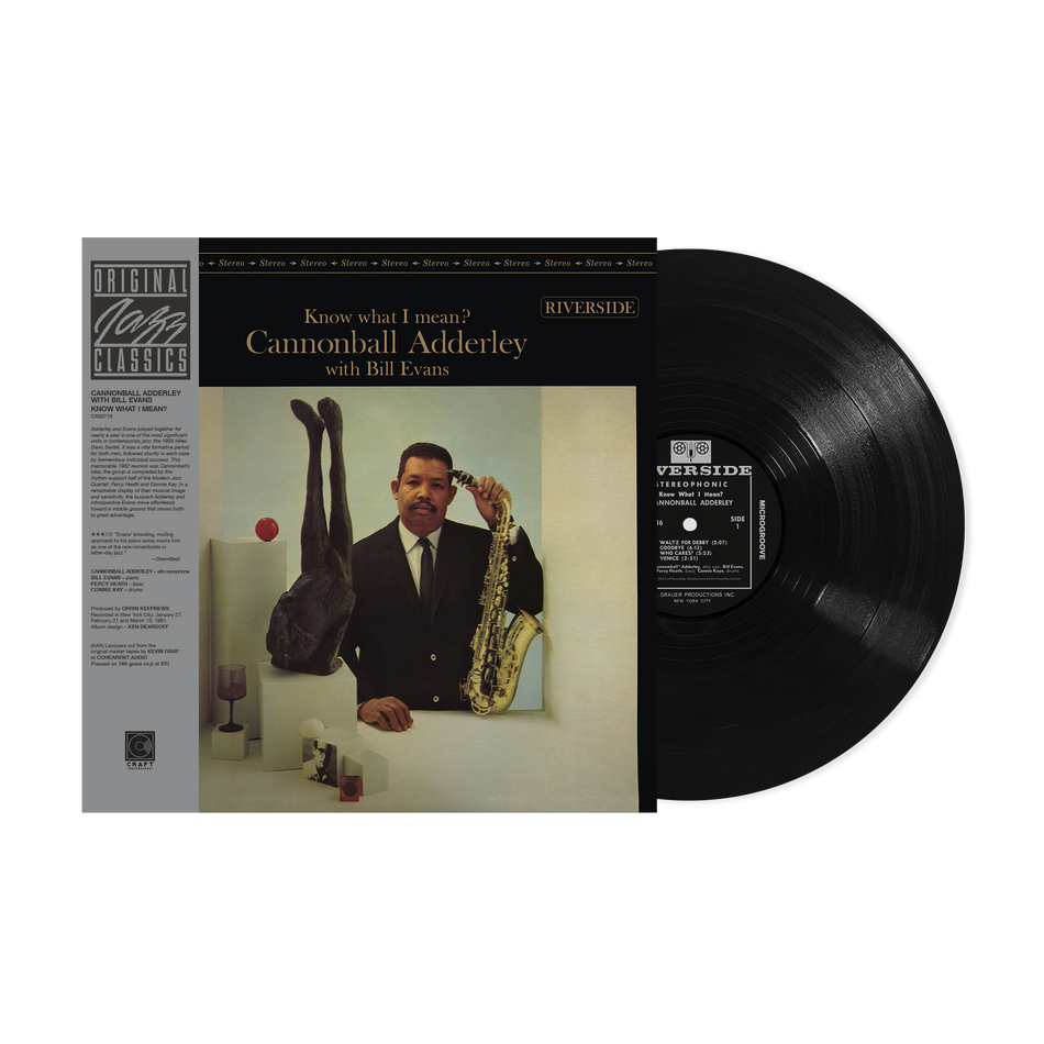 Cannonball Adderley with Bill Evans - Know What I Mean? (Original Jazz Classics Series Vinyl)