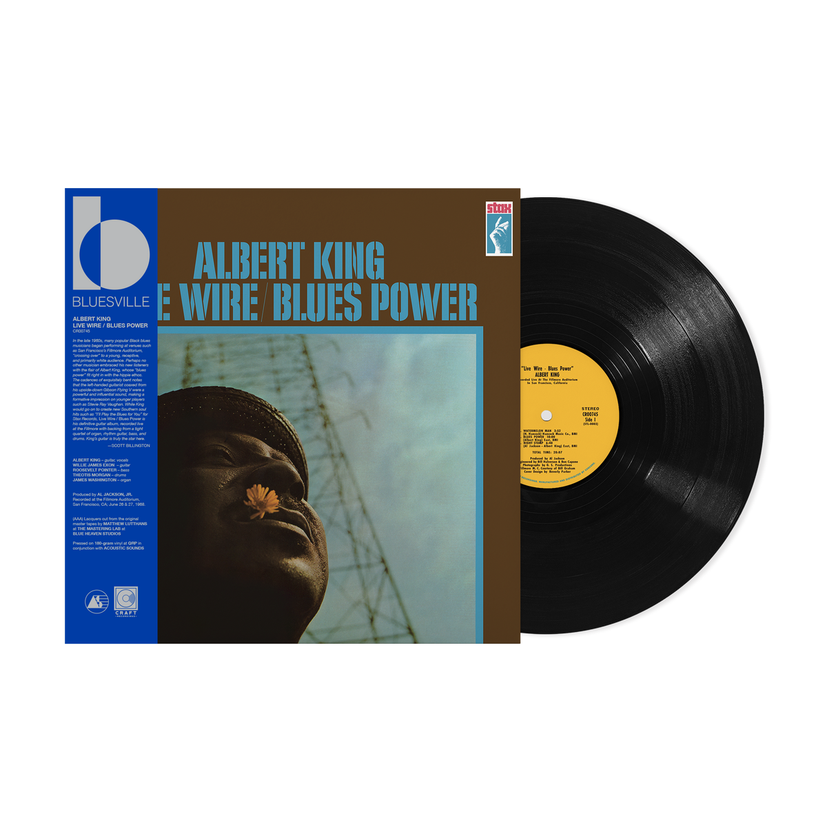 Albert King - Live Wire/Blues Power (Bluesville Acoustic Sounds Series) Vinyl > LP Craft Recordings NEW NEW