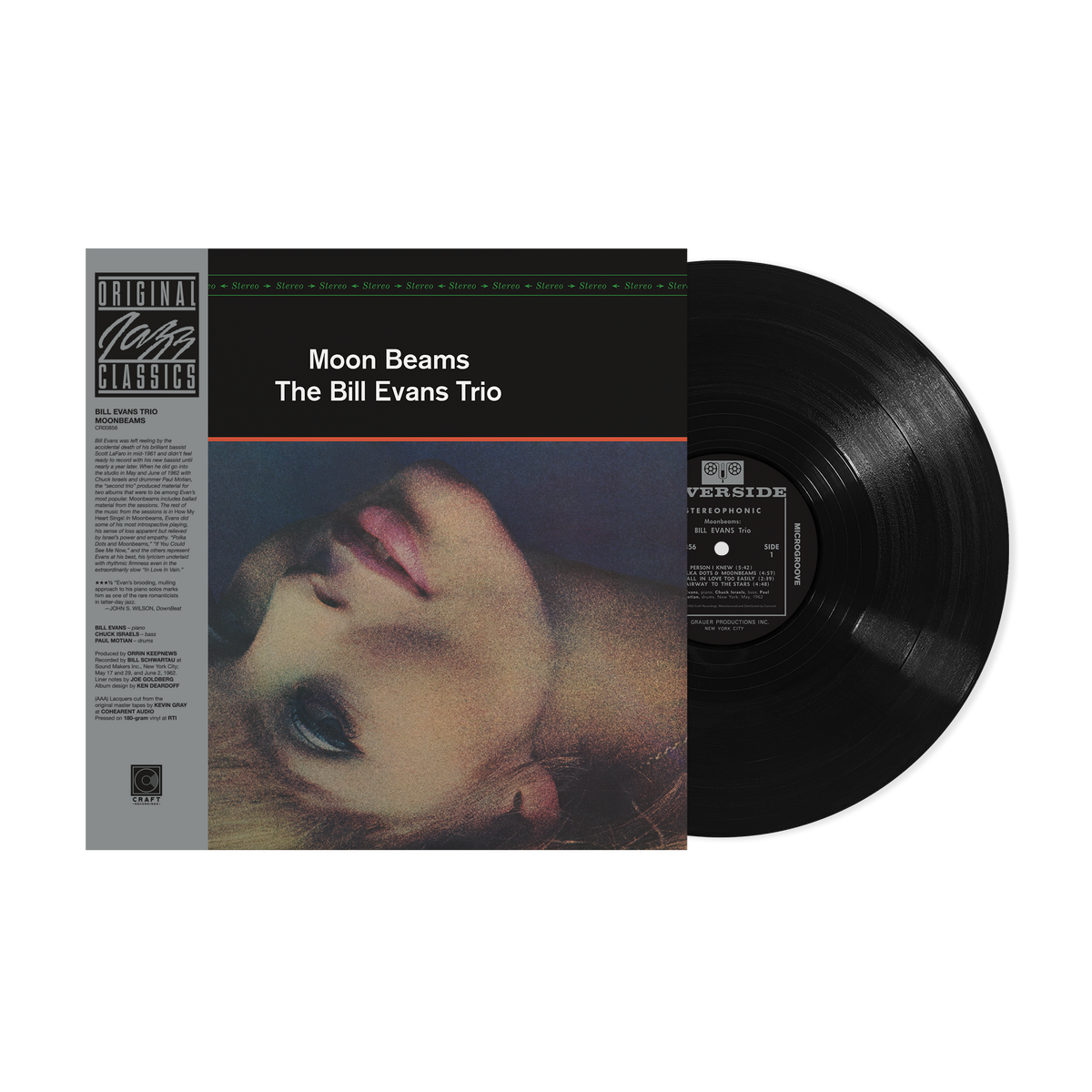 Bill Evans Trio - Moon Beams (Original Jazz Classics Series) Vinyl > LP Craft Recordings NEW NEW