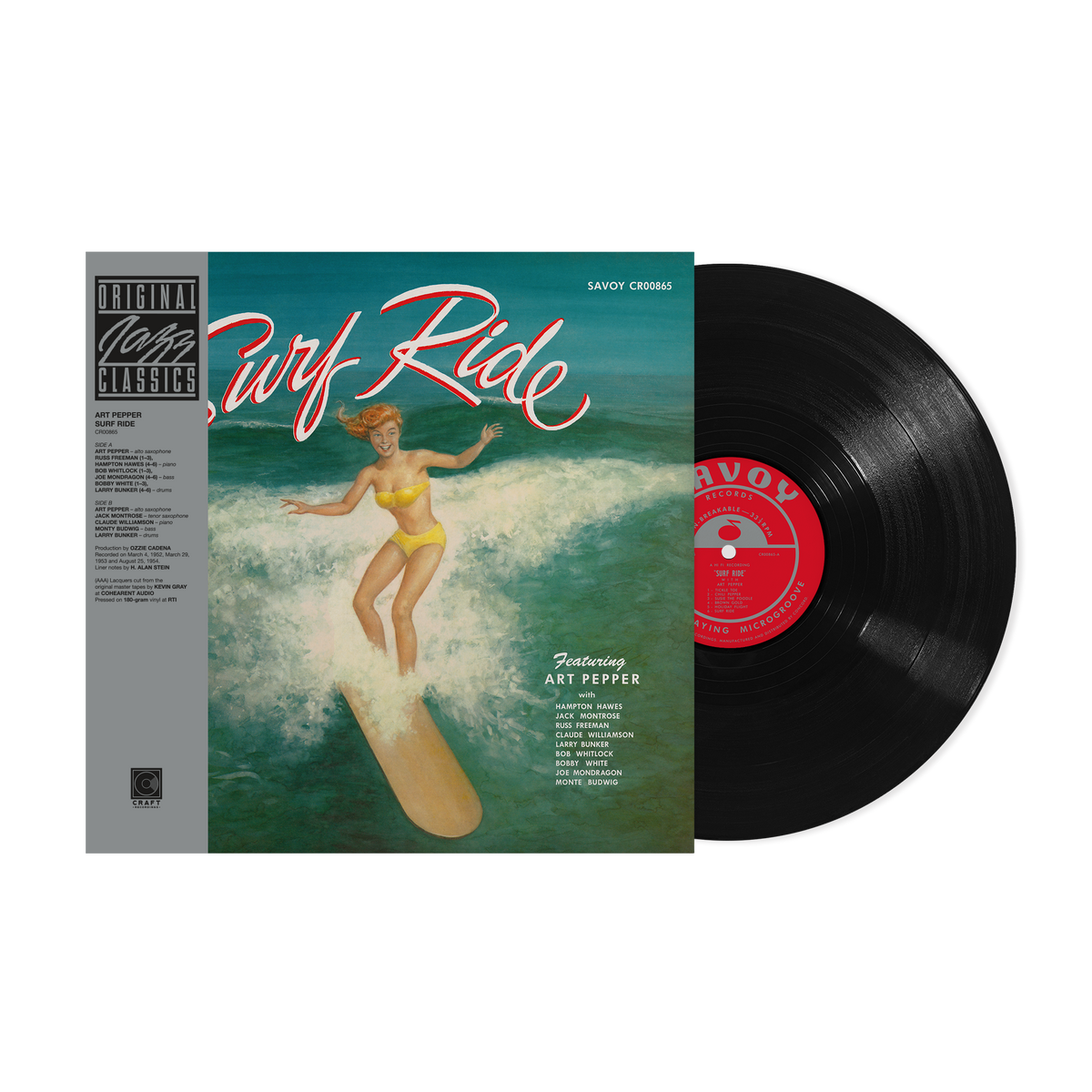 Art Pepper - Surf Ride (Original Jazz Classics Series) Vinyl > LP Craft Recordings NEW NEW