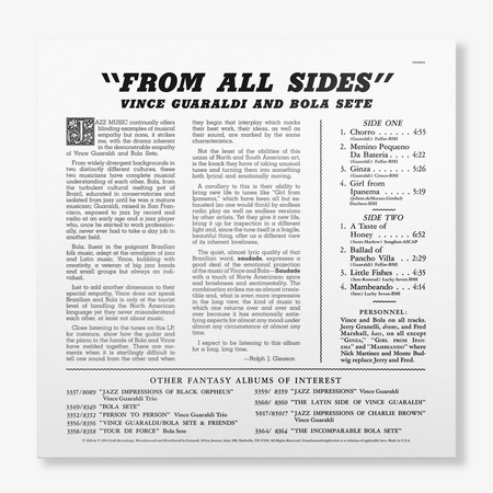 Vince Guaraldi and Bola Sete - From All Sides (Original Jazz Classics Series Vinyl)